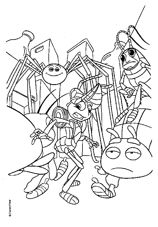 disegni a bugs live da colorare