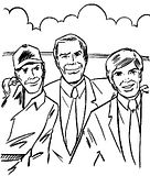disegni a team da colorare