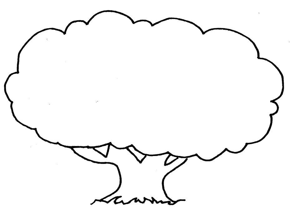 disegni alberi da colorare