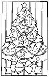 disegni alberi natale
