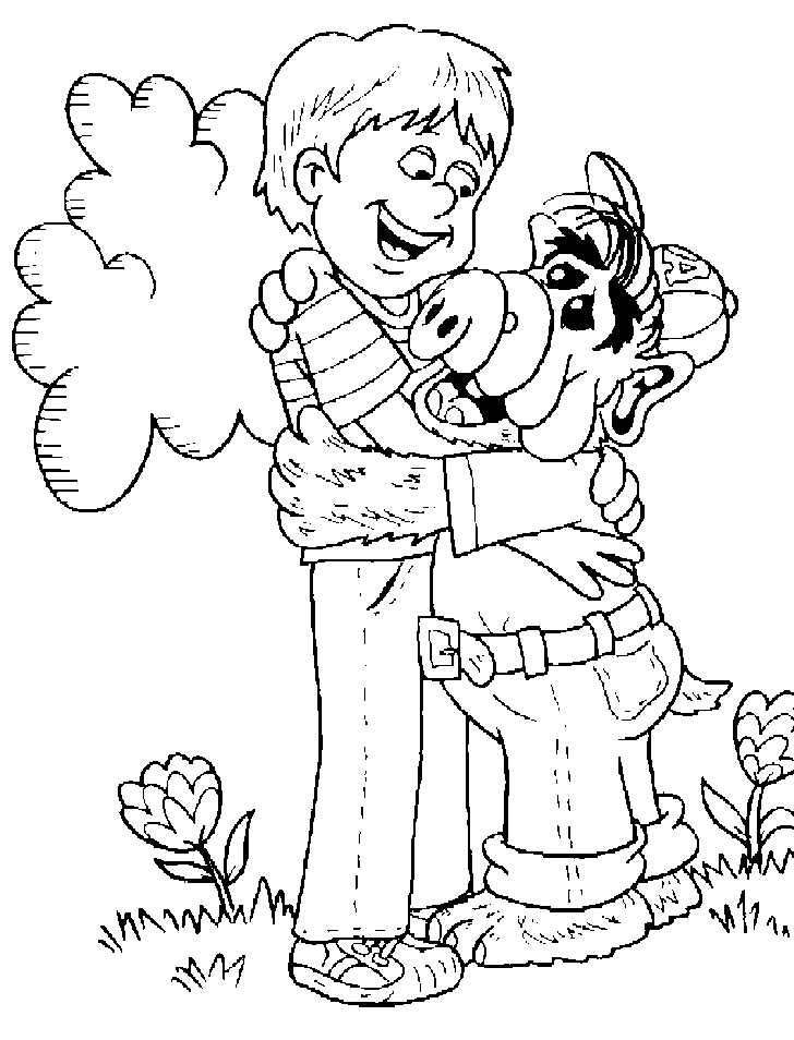 disegni alf da colorare