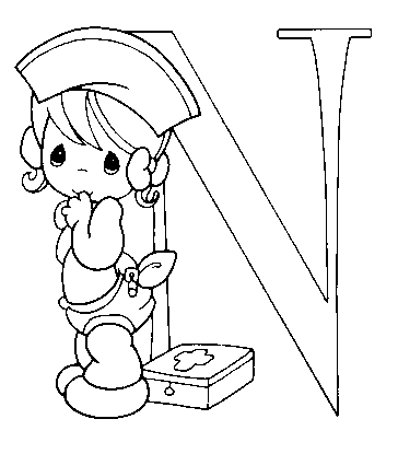 disegni alfabeto fantasia da colorare