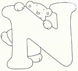 disegni alfabeto orsetto da colorare