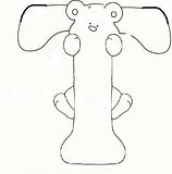 disegni alfabeto orsetto da colorare