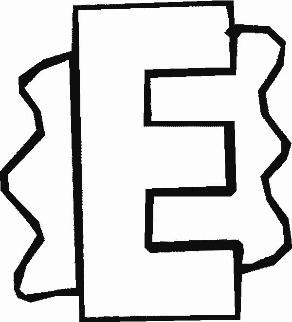disegni alfabeto splach da colorare