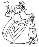 disegni alfabeto alice da colorare