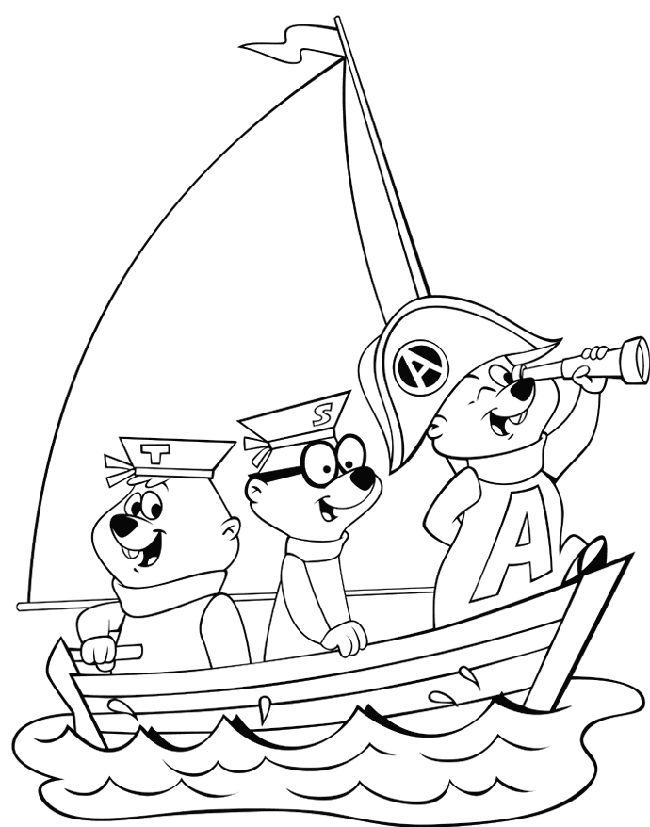 disegni alfabeto alvin da colorare