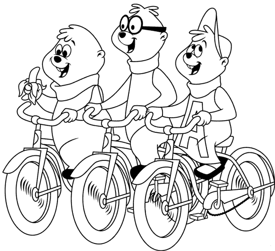 disegni alfabeto alvin da colorare