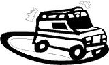 disegni alfabeto ambulanze da colorare
