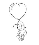 disegni alfabeto amore da colorare