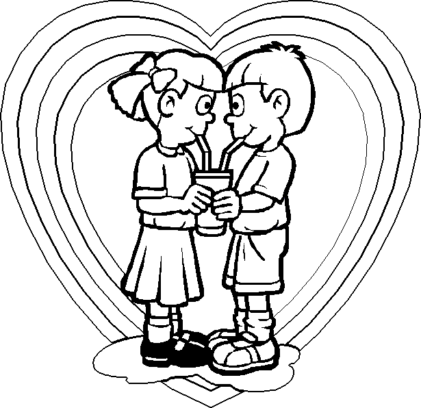 disegni alfabeto amore da colorare