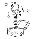 disegni alfabeto amore da colorare