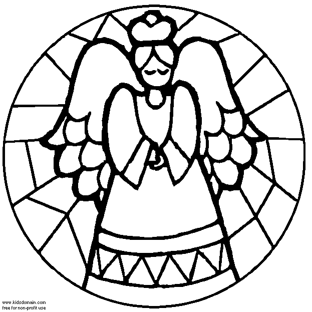 disegni angeli da colorare