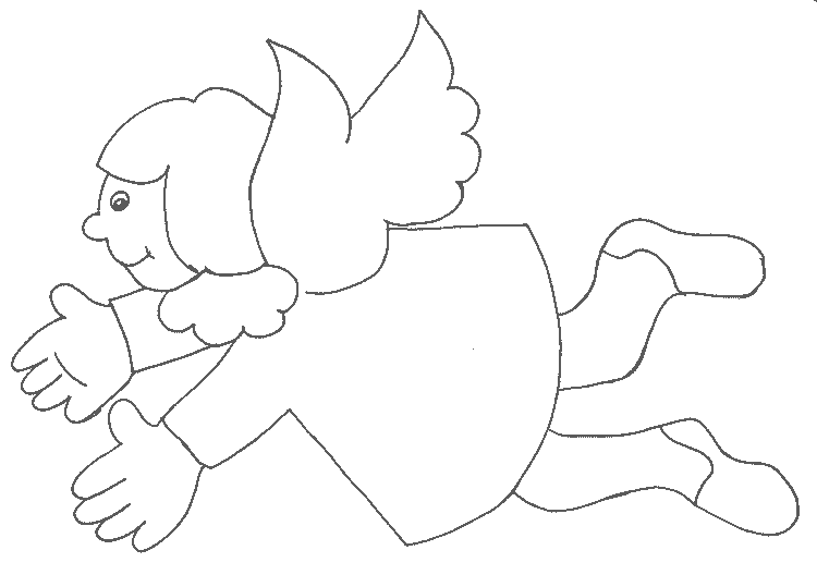 disegni angeli da colorare