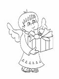 disegni angeli da colorare