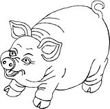 disegni animali fattoria da colorare