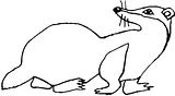 disegni animali foresta da colorare