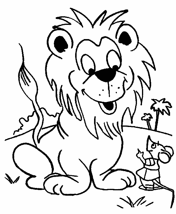 disegni animali misti da colorare