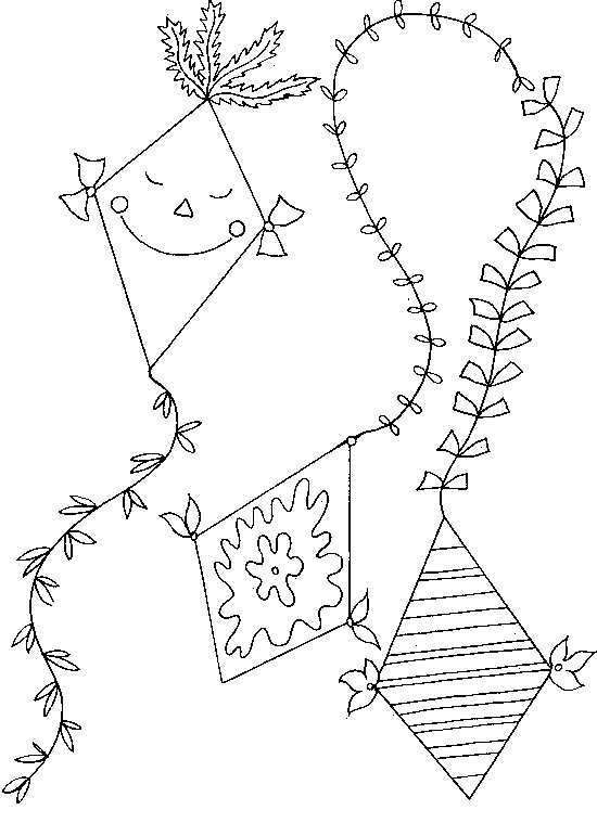 disegni aquilone da colorare