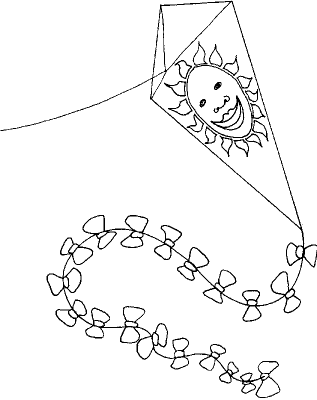 disegni aquilone da colorare
