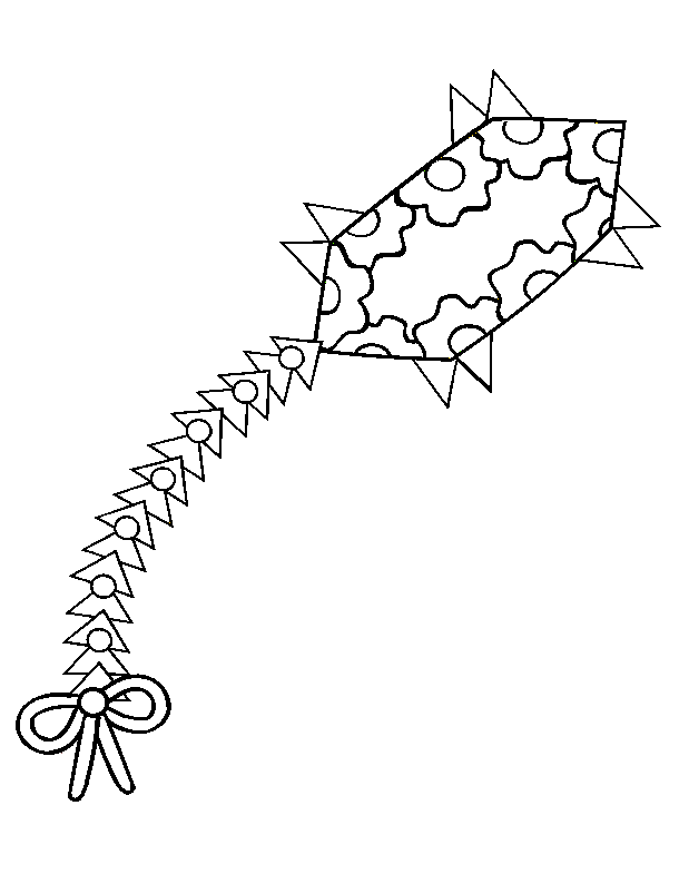 disegni aquilone da colorare