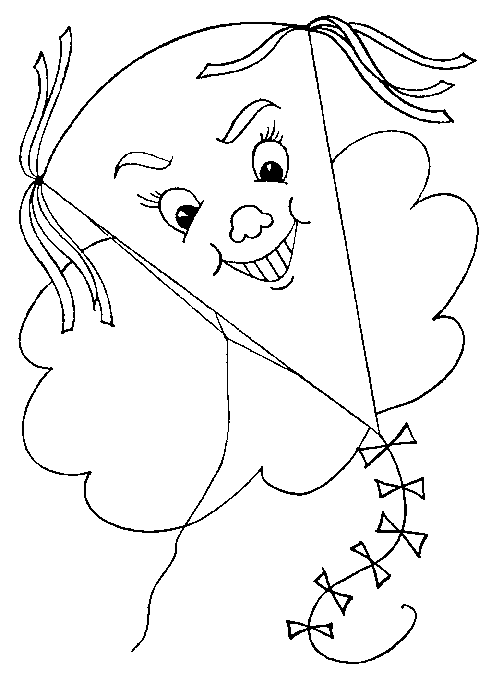 disegni aquilone da colorare