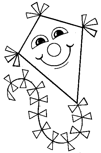disegni aquilone da colorare