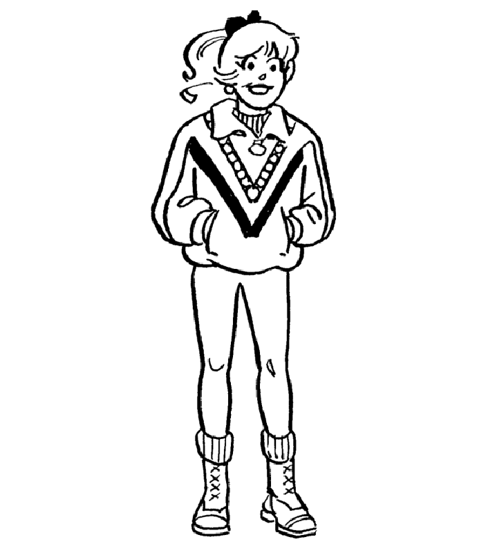 disegni archie da colorare
