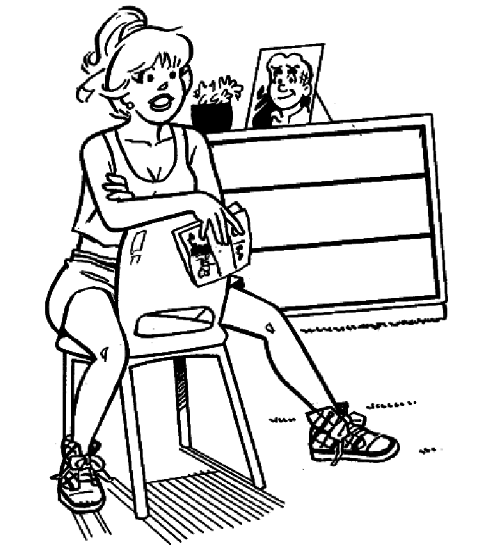 disegni archie da colorare