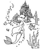 disegni ariel da colorare