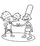 disegni arnold da colorare