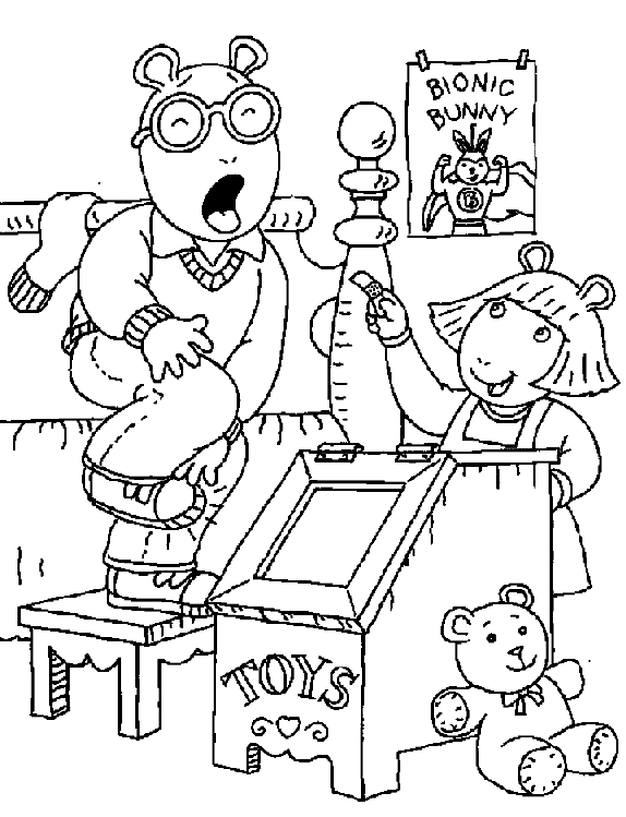 disegni arturo da colorare