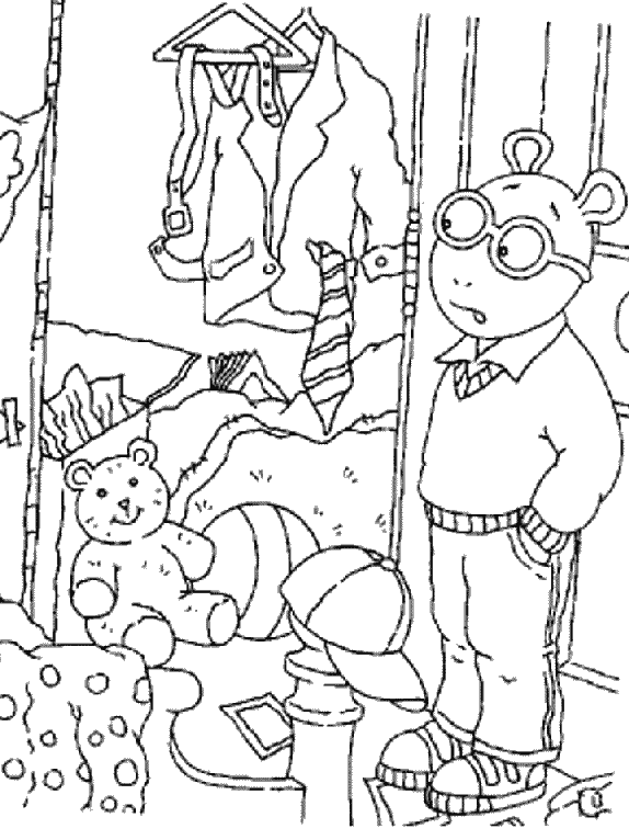 disegni arturo da colorare