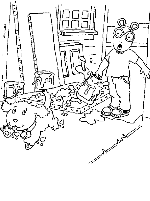 disegni arturo da colorare