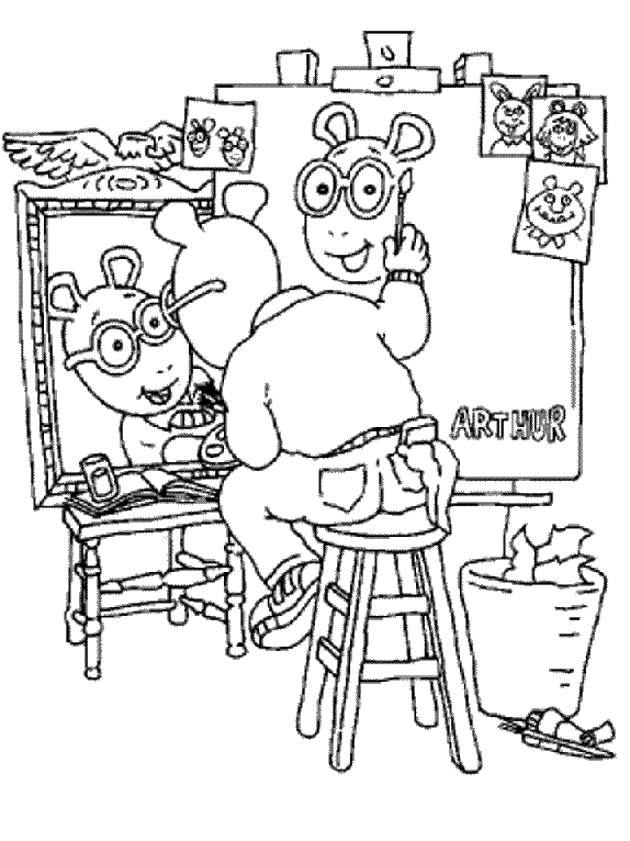 disegni arturo da colorare
