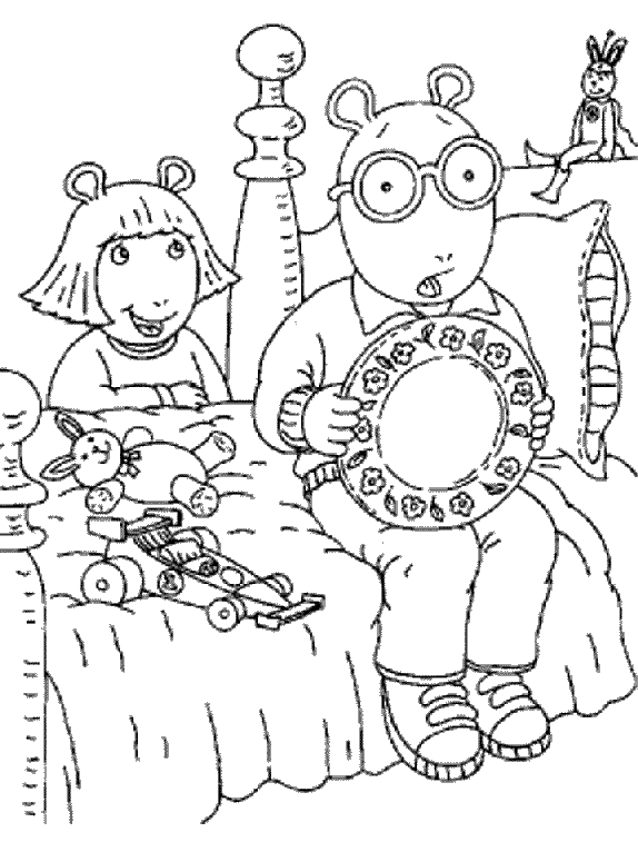 disegni arturo da colorare