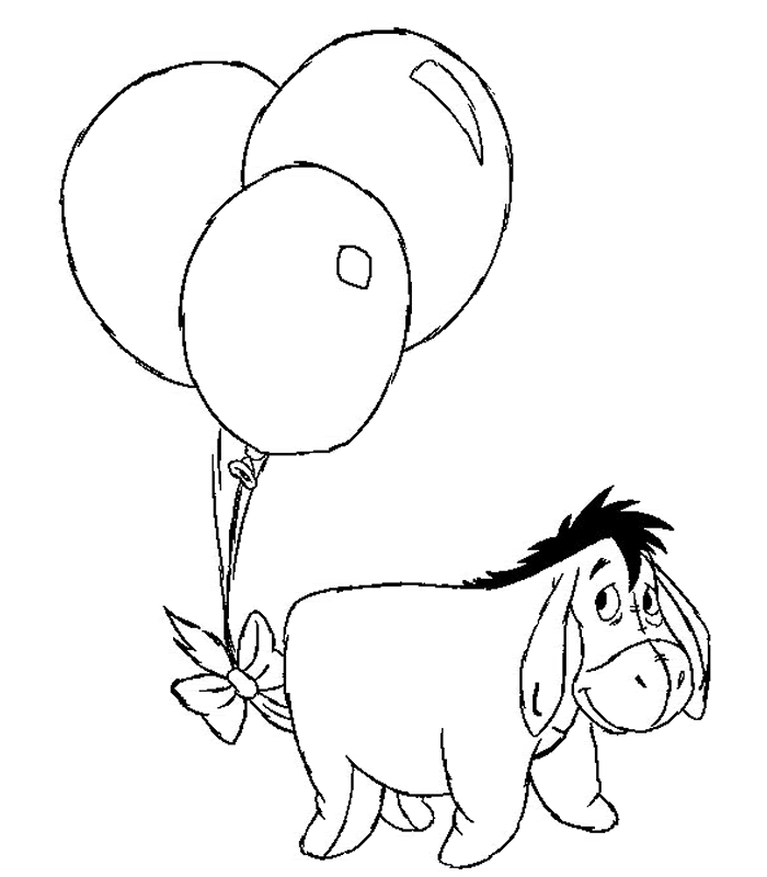 disegni asino da colorare