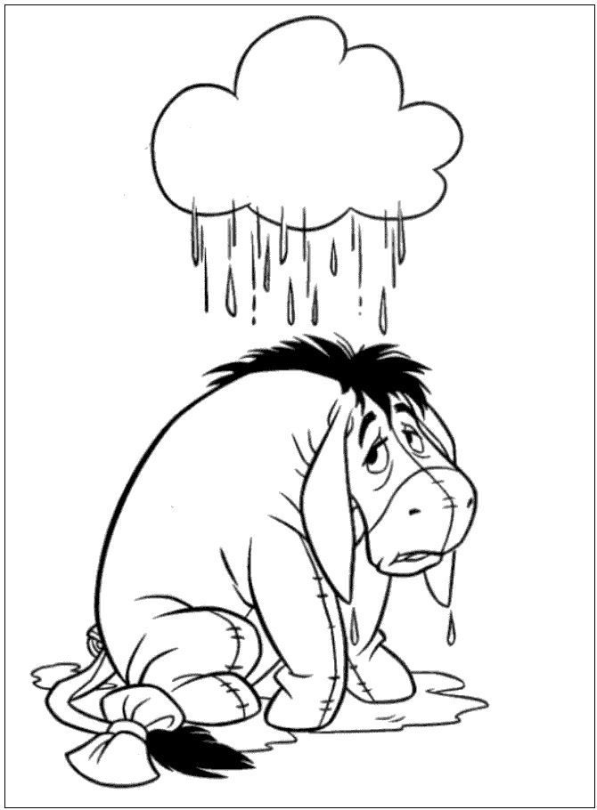 disegni asino da colorare