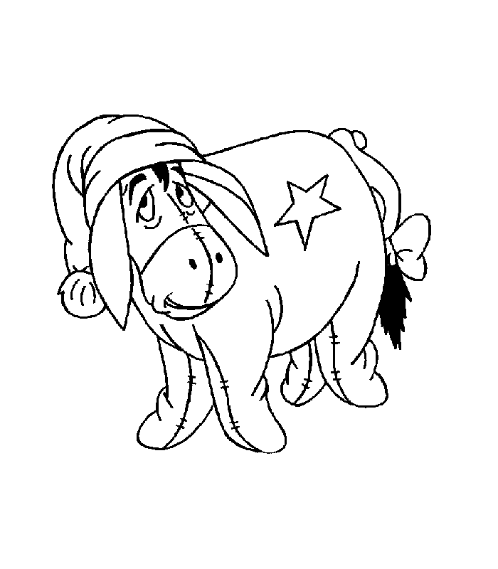 disegni asino da colorare