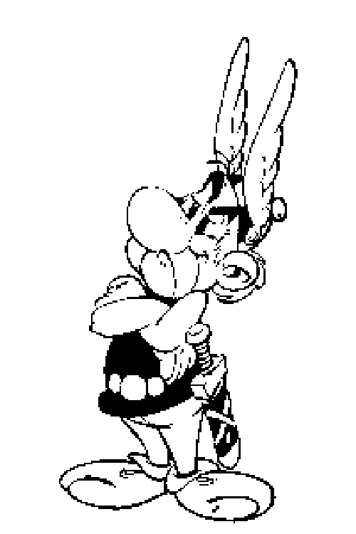 disegni asterix da colorare