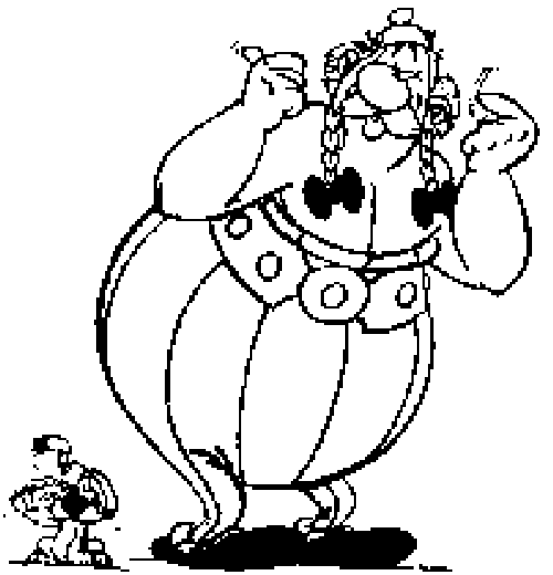 disegni asterix da colorare