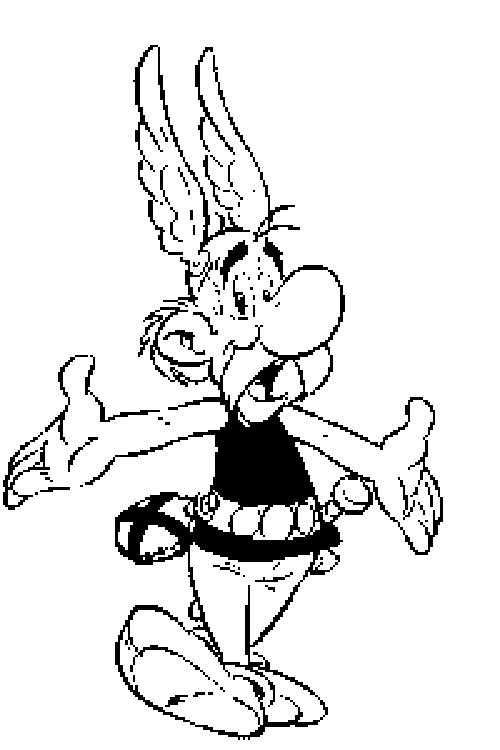 disegni asterix da colorare