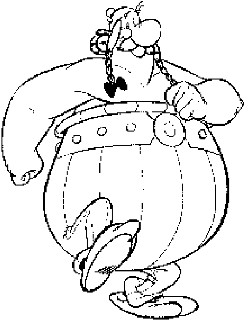 disegni asterix da colorare