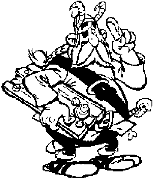 disegni asterix da colorare