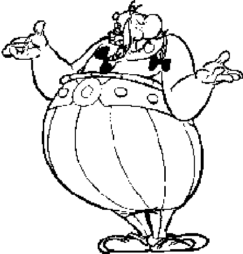 disegni asterix da colorare