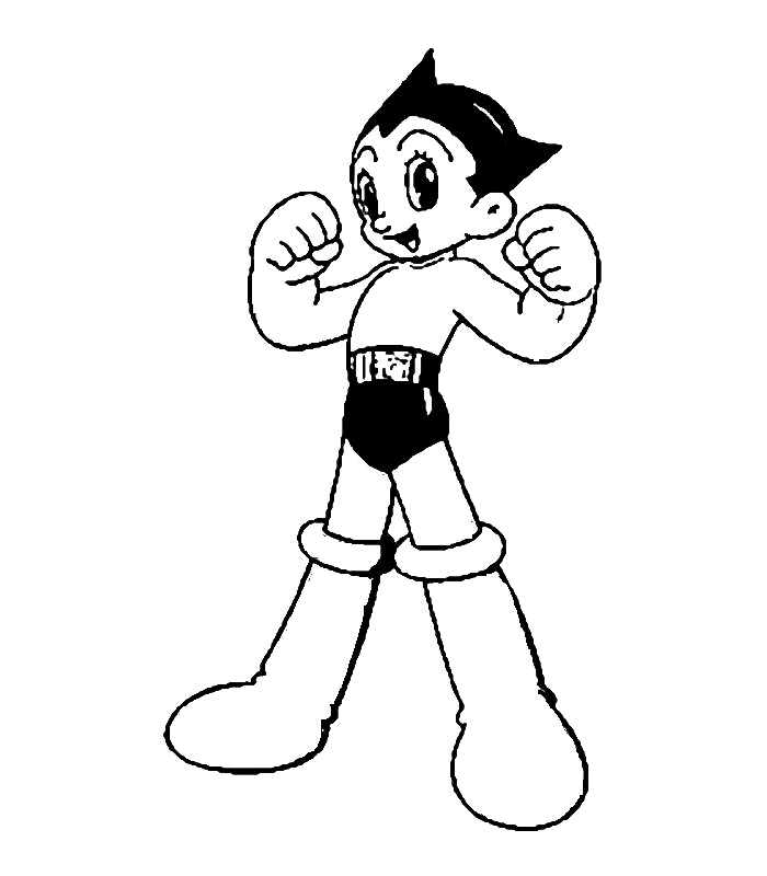 disegni astro boy da colorare