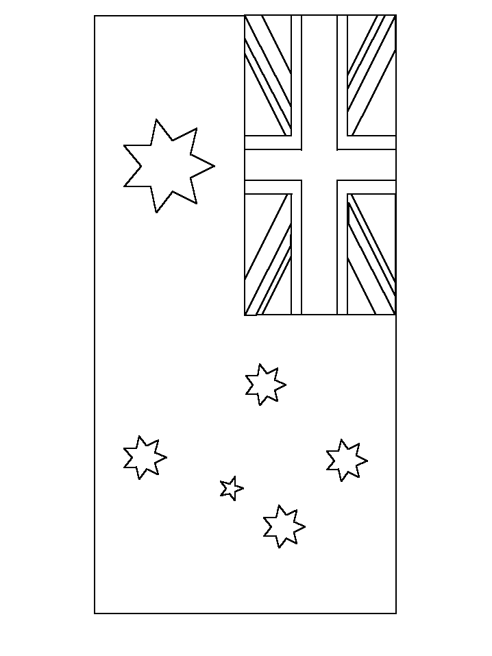 disegni australia da colorare