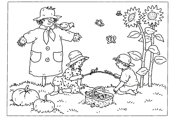 disegni autunno da colorare