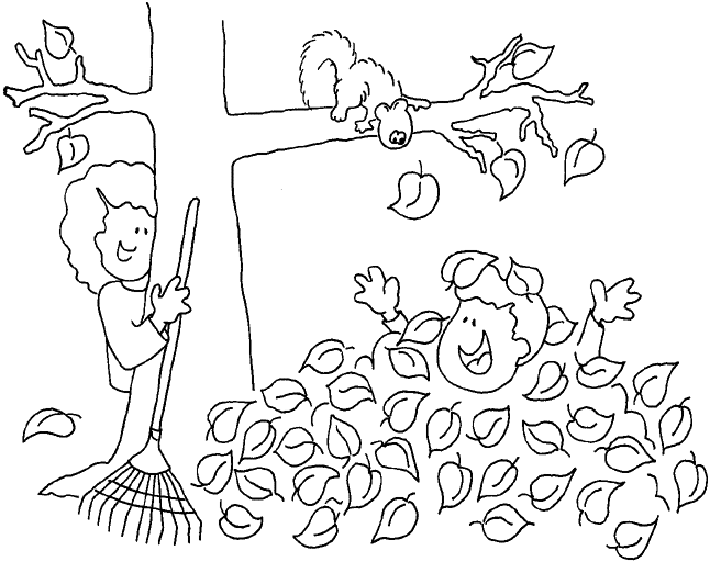 disegni autunno da colorare