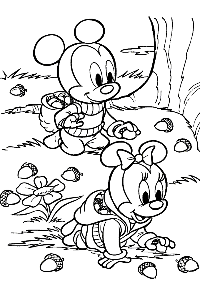 disegni autunno da colorare